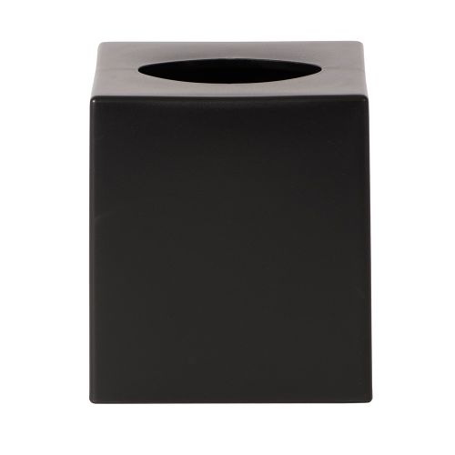 Certified Green Eco Contour Collection Boutique Tissue Box Cover, Black